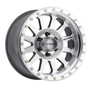 MR304 Double Standard 17x8.5 0mm Offset 6x5.5 108mm CB Machined/Clear Coat Wheel