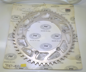 PBI 7057-51 Aluminum Rear Sprocket 51T for 520 Chain Pitch