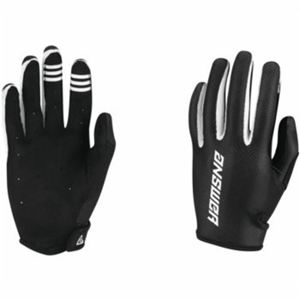 Answer Ascent Glove Black/White Womens - Large