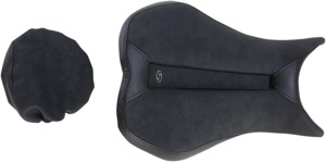 Sport Plain Suede Solo Seat Black Gel - For 13-17 Triumph Daytona 675R