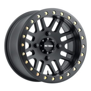 MR406 UTV Beadlock 14x8 / 4+4/-2mm Offset / 4x156 / 132mm CB Matte Black Wheel