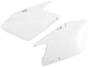 Side Panels - White - For 02-08 Suzuki RM250 03-07 RM125