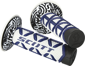 Diamond MX Grips Blue/White 7/8"