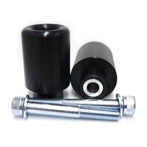 No Cut Black Frame Sliders - For 04-09 Yamaha FZ6