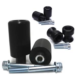 No Cut Black Complete Slider Kit - For 05-06 Suzuki GSXR1000