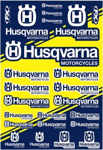 Universal Graphic Kits - Husq Sticker Sheet