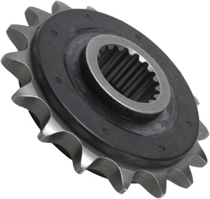 Front Steel Countershaft Sprocket w/ Rubber Damper - 17 Tooth 525