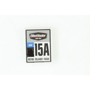 BikeMaster 5Piece 15A Replacement Mini Blade Fuse