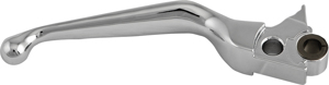 Wide V-Cut Brake Lever - Chrome - For 96-06 Big Twin