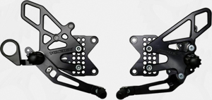 V2 Adjustable Rearset - Black - For 13-14 BMW HP4 Race 09-14 S1000RR