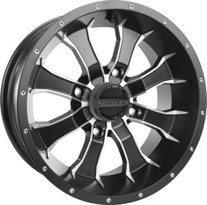 Mamba Beadlock Wheel Black Machined 14X7 4/137 5+2