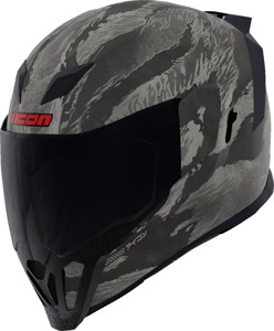 ICON Airflite Tiger's Blood MIPS Helmet Gray M - Full face helmet with MIPS and moisture wicking.