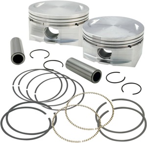 Forged Piston Sets for S&S Engines - Piston Set 3.927" .010 Flattop