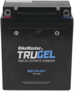 TruGel MG12A-4A1 Gel Cell Battery - Replaces YB12A-A, 12N12A-4A1-1