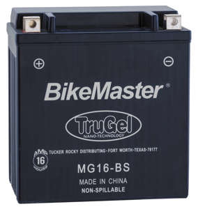 TruGel MG16-BS Gel Cell Battery - Replaces YTX16-BS