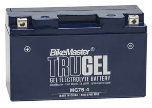 TruGel MG7B-4 Gel Cell Battery - Replaces YT7B-4, YT7B-BS