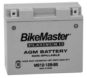 AGM Platinum II Battery - Replaces YT12B-BS