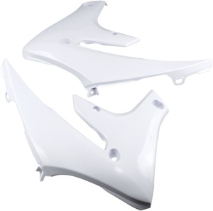 20-24 Yamaha WR250F Powerflow Radiator Shrouds White