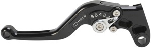 Halo Adjustable Folding Clutch Lever - Black - For Yamaha R1 R6 FZ XSR