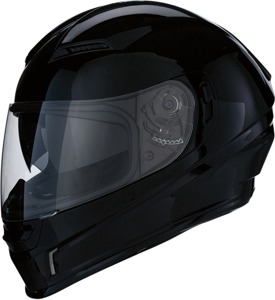 Jackal Full Face Street Helmet Gloss Black X-Small