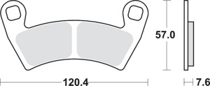 Sintered Brake Pads - 897Si Race Brake Pads Sbs