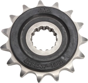 Front Steel Countershaft Sprocket w/ Rubber Damper - 15 Tooth 525