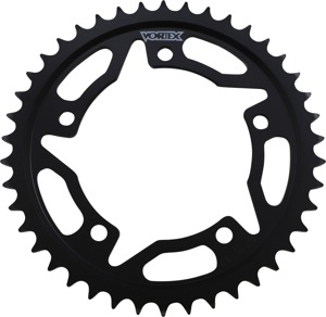 Steel Rear Sprocket 41T Black 530 - For 01-14 Suzuki Triumph