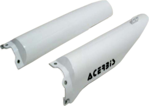 Lower Fork Cover Set - White - For 99-03 Suzuki RM250 RM125