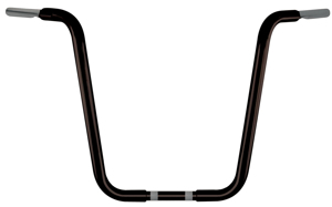 1.25" Physco Chubby Hanger Ape Bar 18" Satin Black - For 74-20 HD Dyna Softail Tour