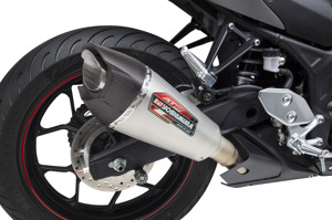 AT2 Street Stainless Steel Slip On Exhaust - For 15-24 Yamaha R3