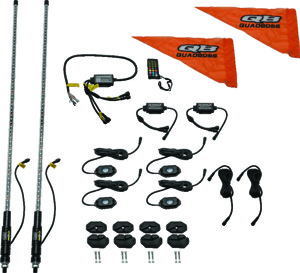 QuadBoss Qb 6Ft Rock Whip Bt Kit