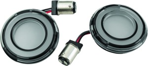 Tracer L.E.D. Turn Signal Inserts Red/Red Smoke Lens Rear