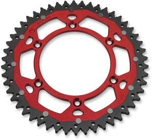 48T Red Dual Metal Rear Sprocket - For 84-20 Honda CR CRF XR