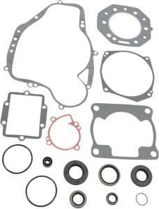 Complete Gasket Kit w/Oil Seals - For 84-85 Kawasaki KXT250 Tecate