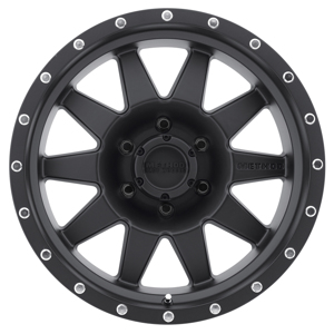 MR301 The Standard 17x8.5 0mm Offset 6x135 94mm CB Matte Black Wheel