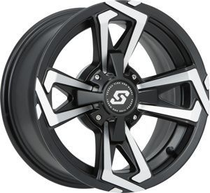 Riot Wheel Black 4/137 14X7 5+2