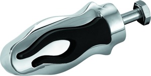 Flamin Shift Peg For Harley-Davidson Chrome