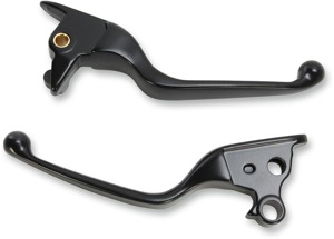 Aluminum Mechanical Brake/Clutch Lever Set Matte - Black - For 15-21 Softail