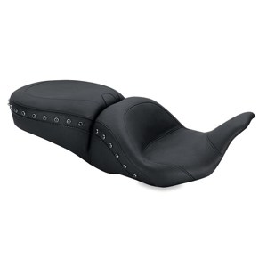 Lowdown 1PC Seat Black Pearls - Black - For 08-21 Harley Electra Glide,Rd Glide,Rd King Str Glide