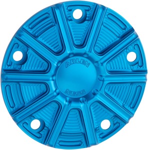 Arlen Ness 10-Gauge Ignition Cover Blue