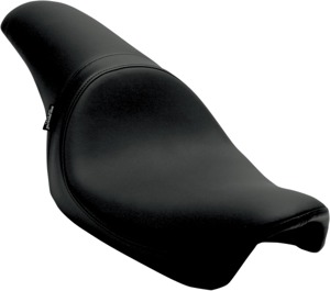 Predator Smooth SR Leather 2-Up Seat Black Low 3/4" - For 96-03 FXD Dyna