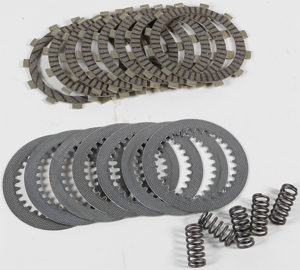 DRC Complete Clutch Kit - Cork CK Plates, Steels, & Springs - For 88-89 Kawasaki KX125