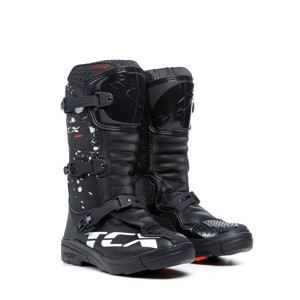 TCX Comp-Kid Boot Black/Black/White Size 30 - Youth motocross boots, size 30