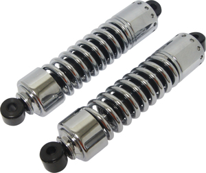 4-Speed Shocks W/Short Cover - Chrome 12" - For 80-86 HD Touring Dyna