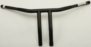 Chubby Pullback Drag Handlebar 10" Black w/Builtin Pullback Risers