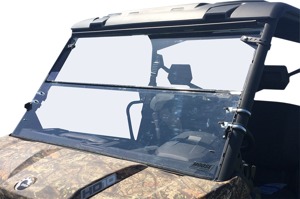 Clear Full Folding Windshield - For 16-18 Can-Am Defender