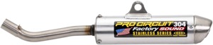 304 Aluminum Slip On Exhaust Silencer - For 03-05 KX125