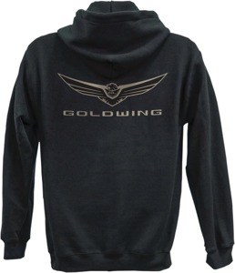 Men's Gold Wing Icon Zip Hoody - Gw Icon Zip Hoody Blk Xl