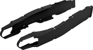 Black Swingarm Protectors - For 17-20 KX250 & 16-18 KX450