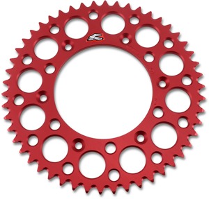 520 49T Rear Sprocket Red - For 83-16 Honda CR/F XR